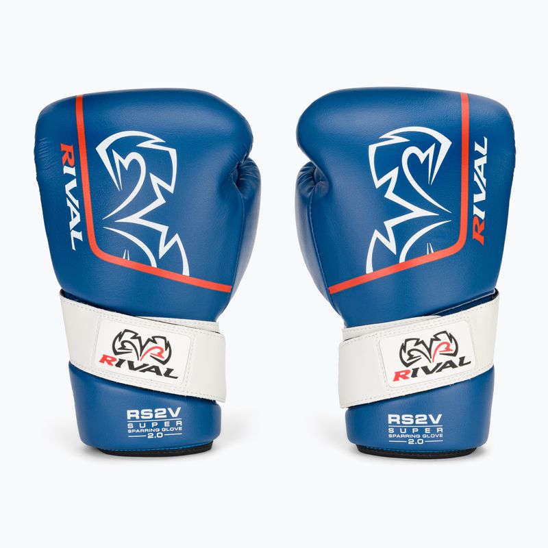 Rival Super Sparring 2.0 bokszkesztyű kék 2