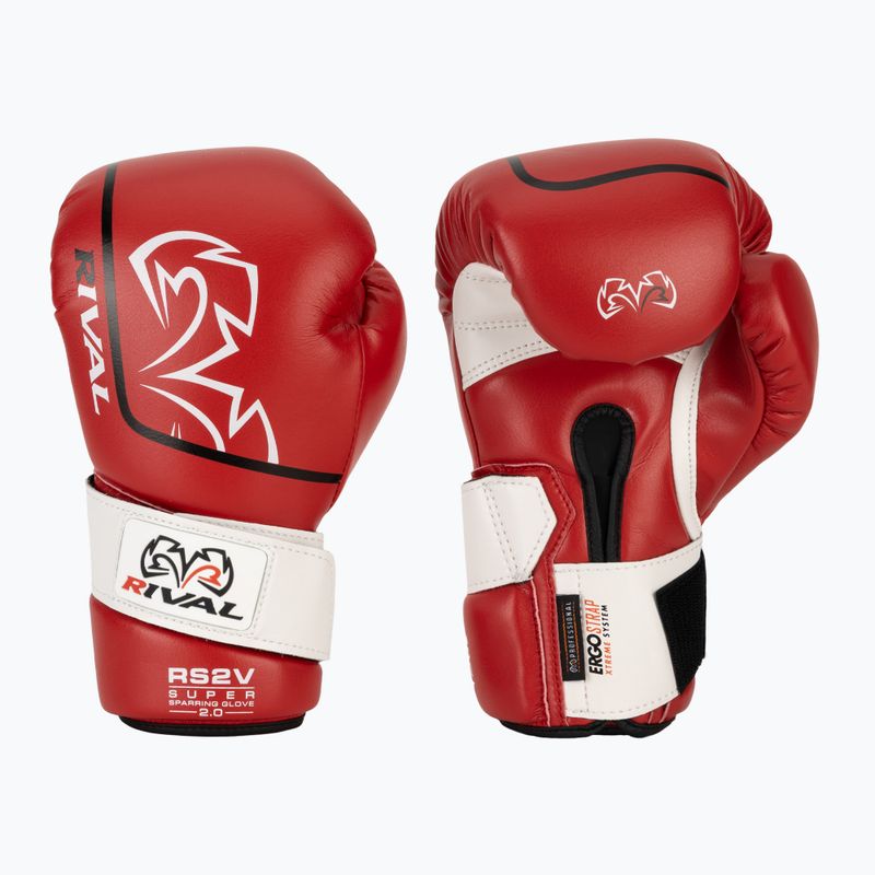 Boxkesztyű Rival Super Sparring 2.0 red