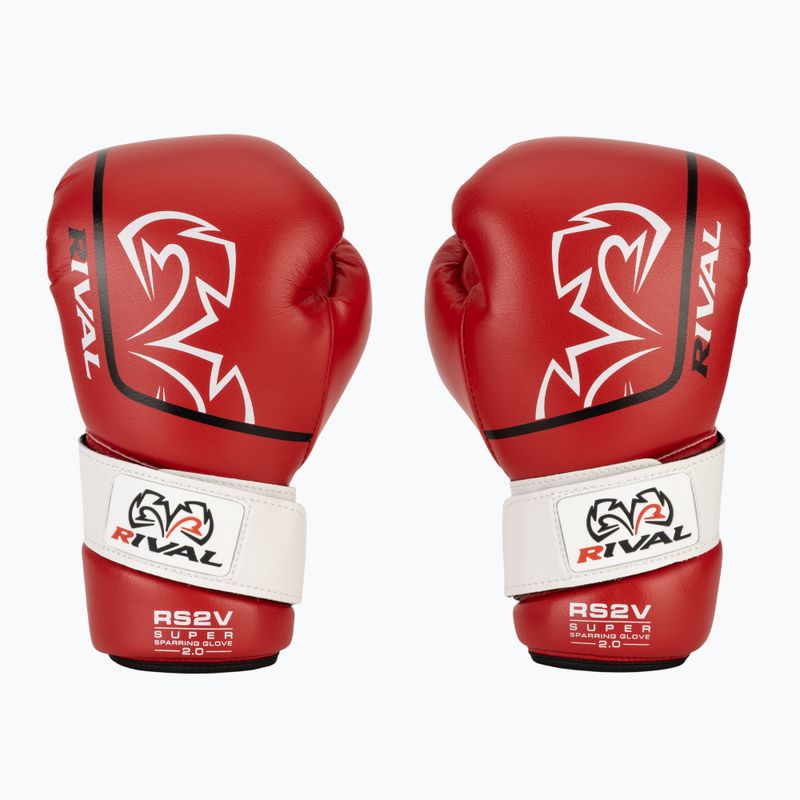Boxkesztyű Rival Super Sparring 2.0 red 2
