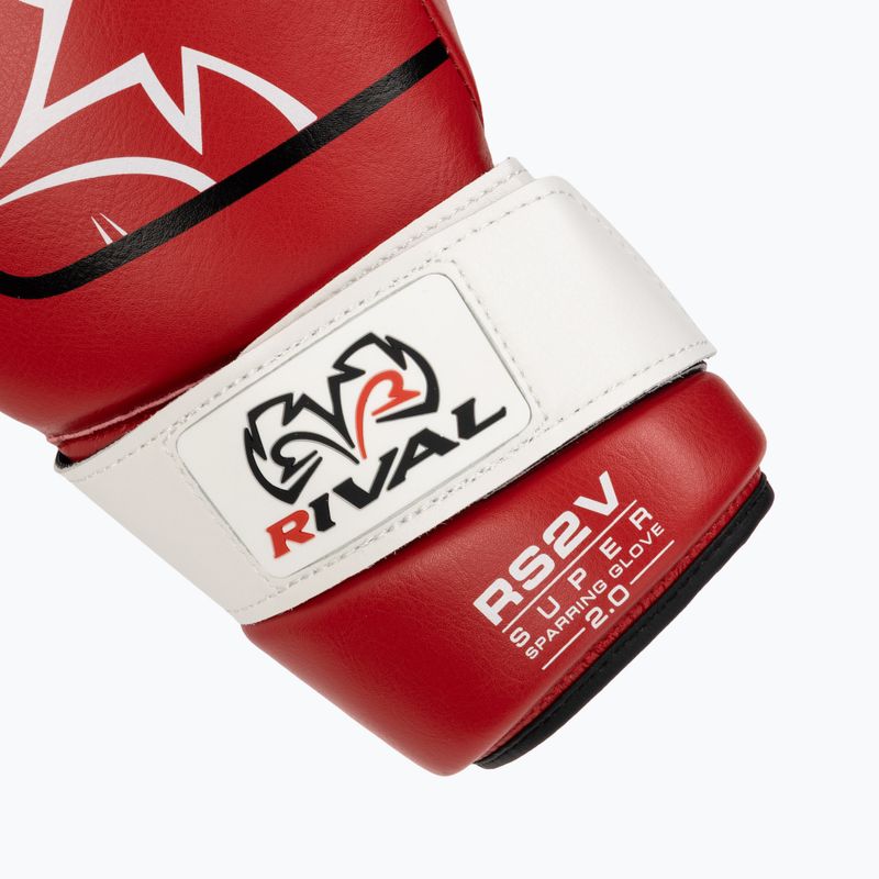 Boxkesztyű Rival Super Sparring 2.0 red 6