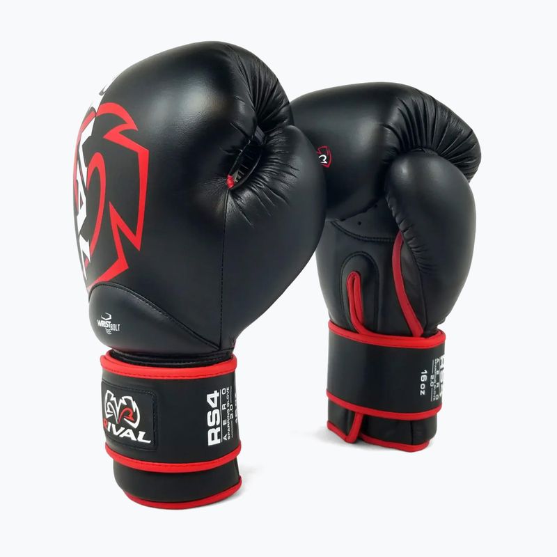 Rival RS4 Aero Sparring Gloves 2.0 fekete bokszkesztyű 2