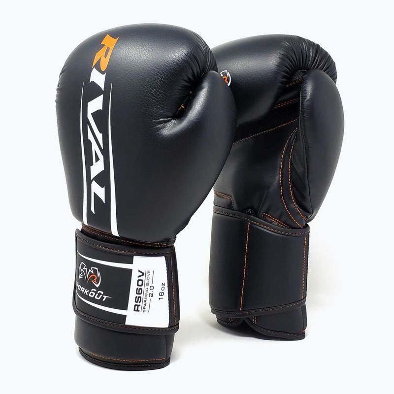 Bokszkesztyűk Rival RS60V Workout Sparring Gloves 2.0 black 2