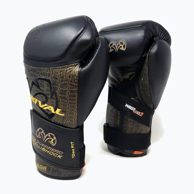 Rival boxkesztyű RFX-Guerrero Intelli-Shock Bag Croc Skin Edition fekete/fekete 2
