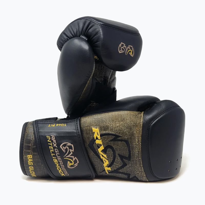 Rival boxkesztyű RFX-Guerrero Intelli-Shock Bag Croc Skin Edition fekete/fekete 3
