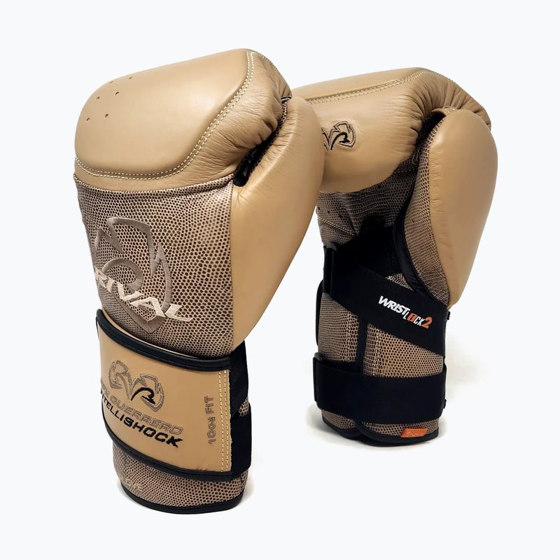 Rival bokszkesztyű RFX-Guerrero Intelli-Shock Bag Snake Skin Edition bézs 2