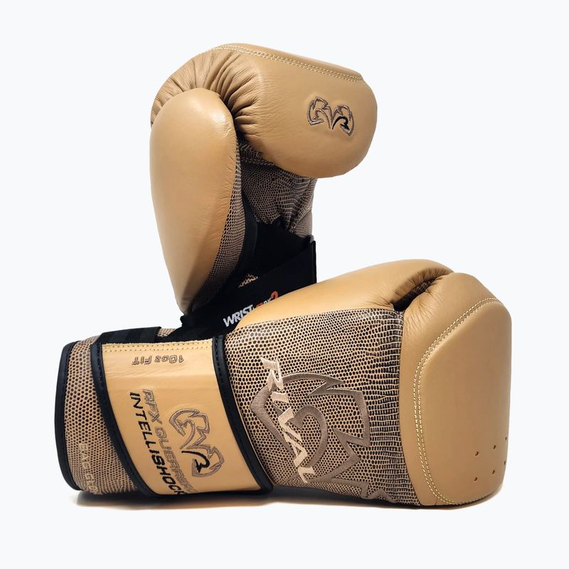 Rival bokszkesztyű RFX-Guerrero Intelli-Shock Bag Snake Skin Edition bézs 3