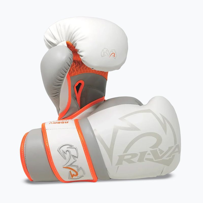 Boxkesztyű Rival Impulse Sparring Gloves Gants white/orange 2