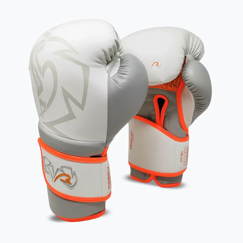 Boxkesztyű Rival Impulse Sparring Gloves Gants white/orange 3