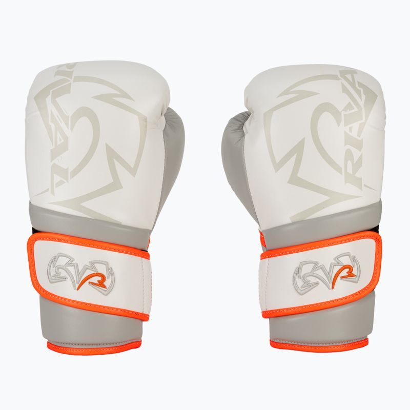 Boxkesztyű Rival Impulse Sparring Gloves Gants white/orange 2