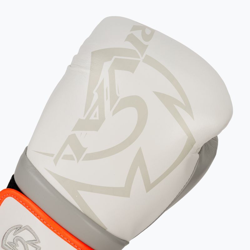 Boxkesztyű Rival Impulse Sparring Gloves Gants white/orange 5