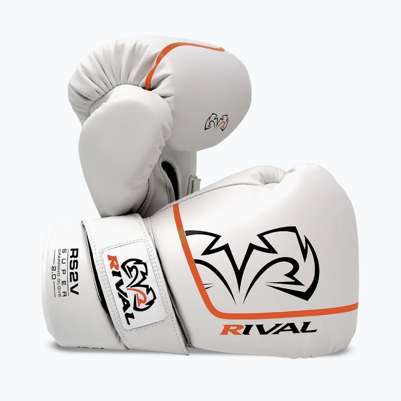 Boxkesztyű Rival Super Sparring 2.0 white 2