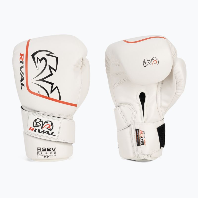 Boxkesztyű Rival Super Sparring 2.0 white