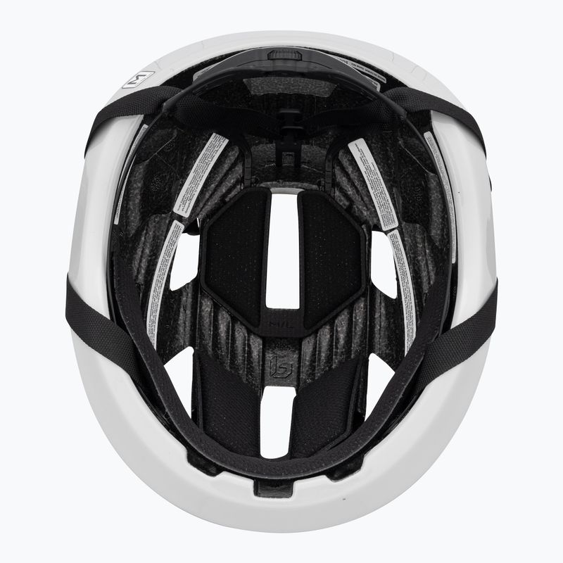 Bollé Eco Avio Pure fehér/szürke fényes kerékpáros sisak 5