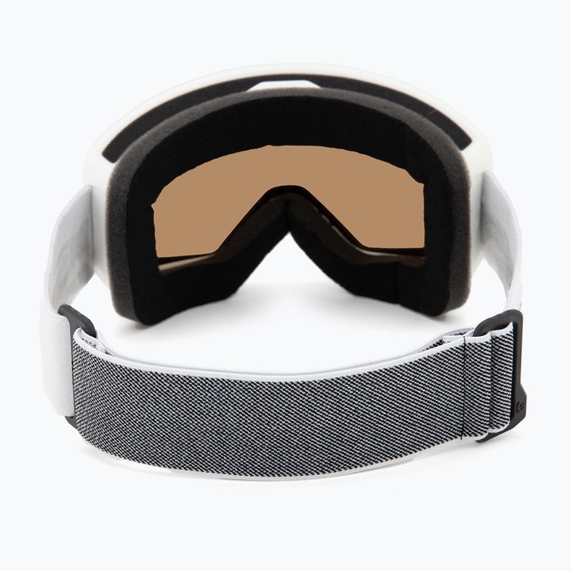 Gogle narciarskie Bollé Bedrock Plus white matte/bronze blue 3