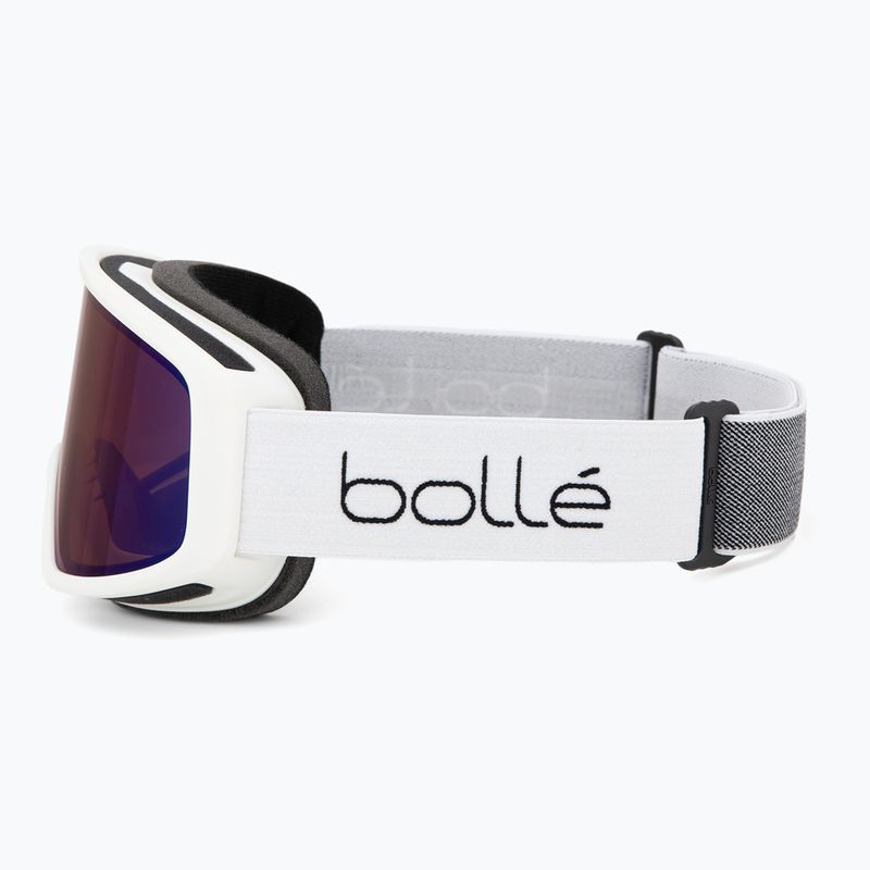 Gogle narciarskie Bollé Bedrock Plus white matte/bronze blue 4
