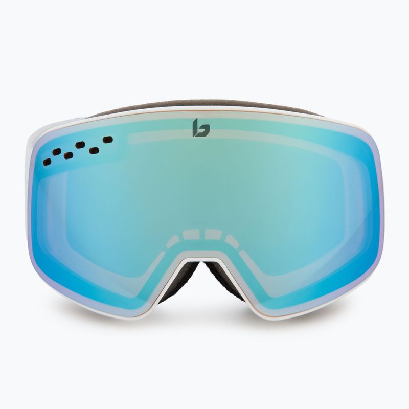 Síszemüveg Bollé Nevada white metalic blue matte/azure 2