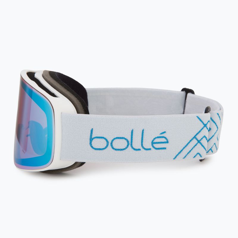Síszemüveg Bollé Nevada white metalic blue matte/azure 4