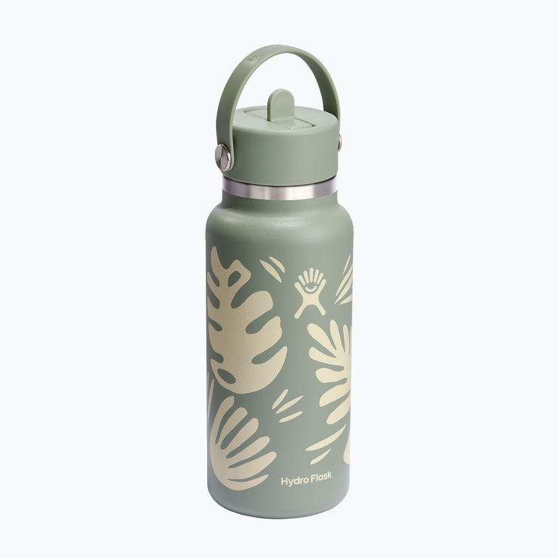 Hydro Flask Wide Flex Straw termikus palack 945 ml botanical bliss/agave 2
