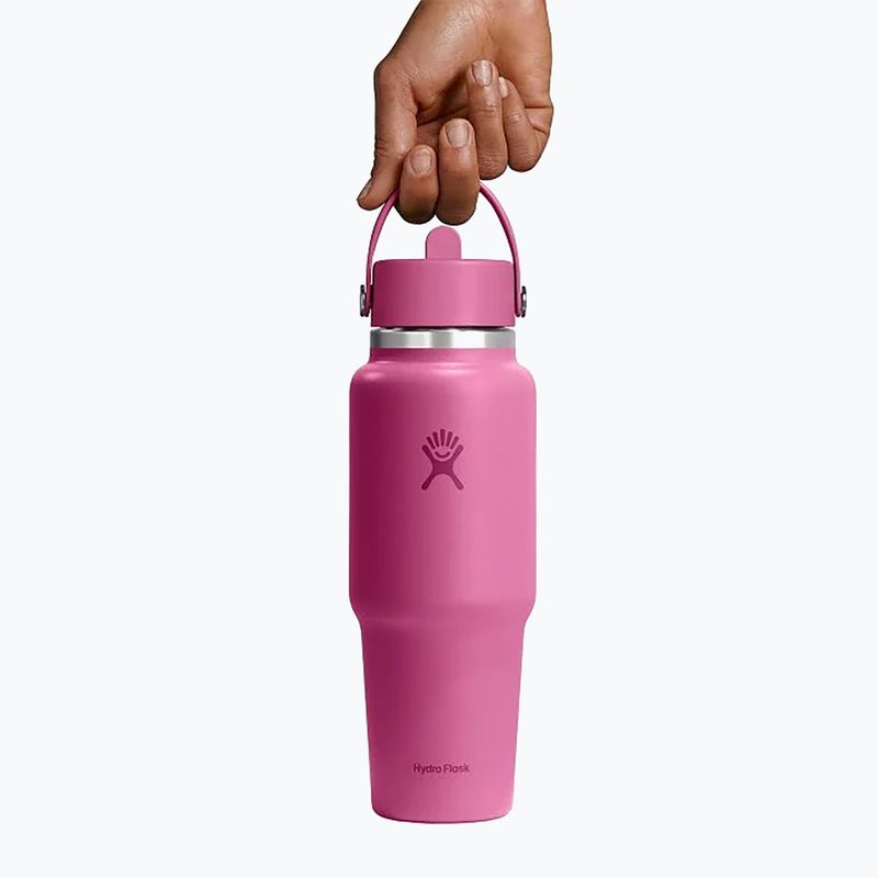 Hydro Flask Wide Flex Straw Travel termikus palack 945 ml zátonyra futva 3