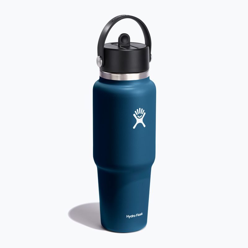 Hydro Flask Wide Flex Straw Travel termál palack 945 ml indigó színű 2