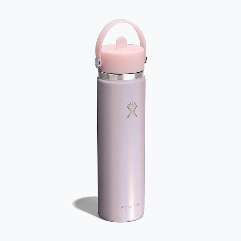 Termosz Hydro Flask Wide Mouth with Flex Straw Cap 710 ml Glimmer Pink 2