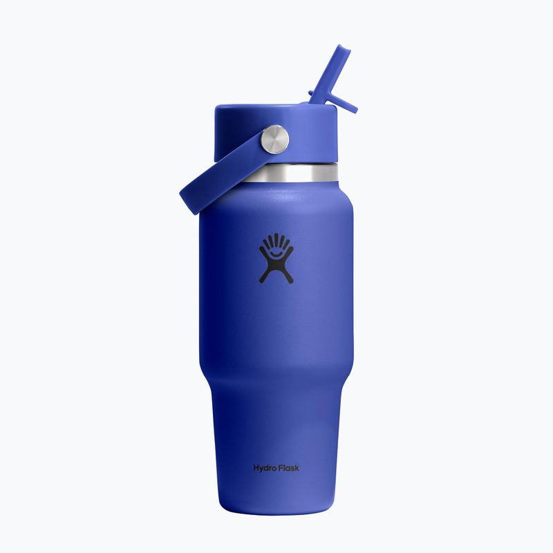 Termosz Hydro Flask Wide Flex Straw Travel 621 ml Capri Blue