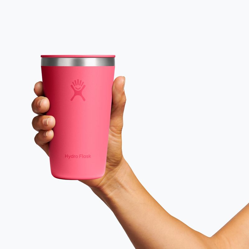 Hőtartó bögre Hydro Flask All Around Tumbler Press-In LID 470 ml popstar pink 3