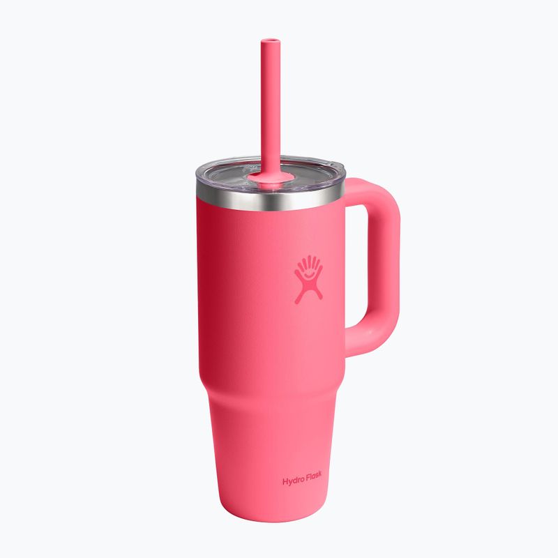Bögre Hydro Flask Travel Tumbler Clear Lid 710 ml popstar pink 2