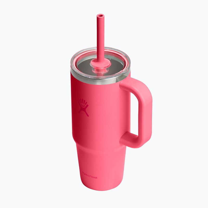 Bögre Hydro Flask Travel Tumbler Clear Lid 710 ml popstar pink 3