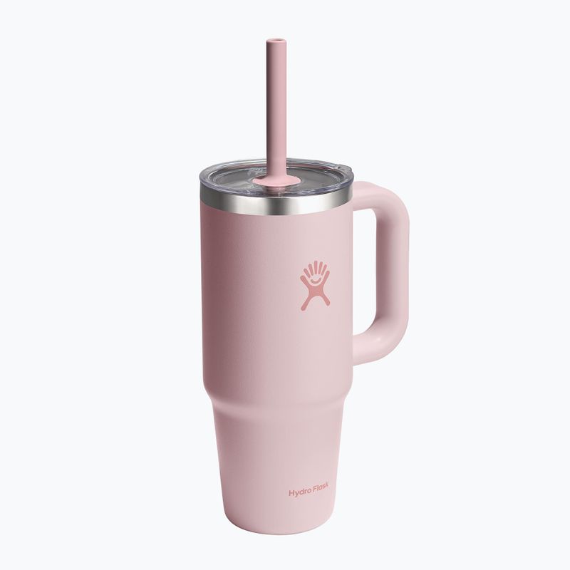 Bögre Hydro Flask Travel Tumbler Clear Lid 710 ml trillium 2