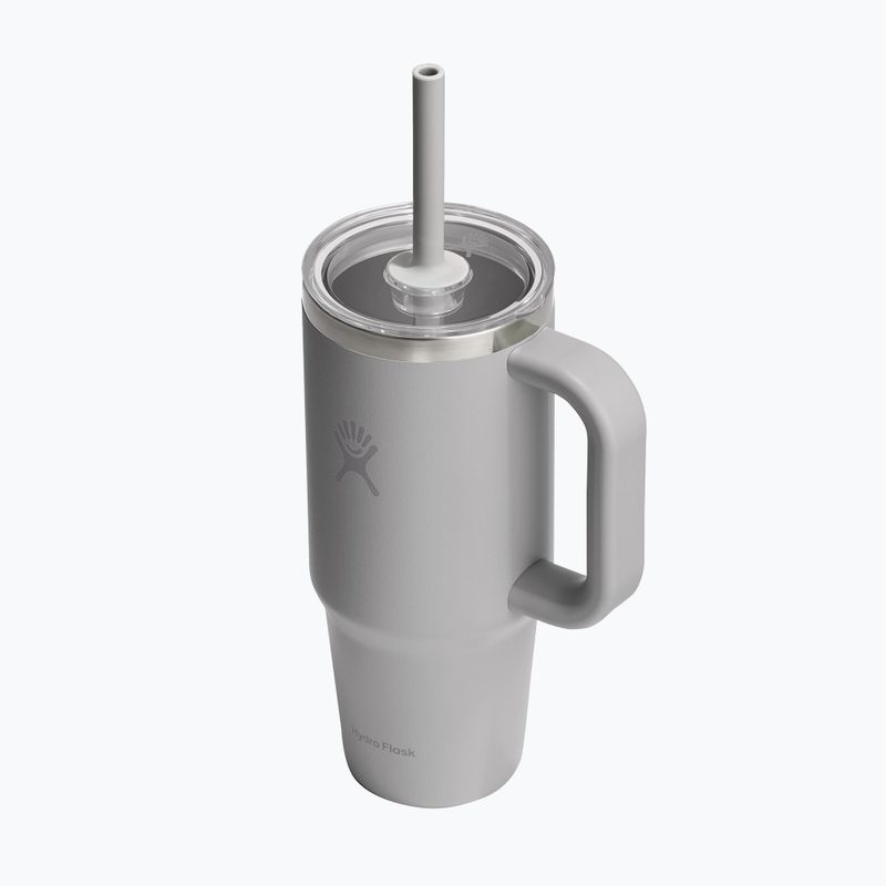 Bögre Hydro Flask Travel Tumbler Clear Lid 710 ml birch 3