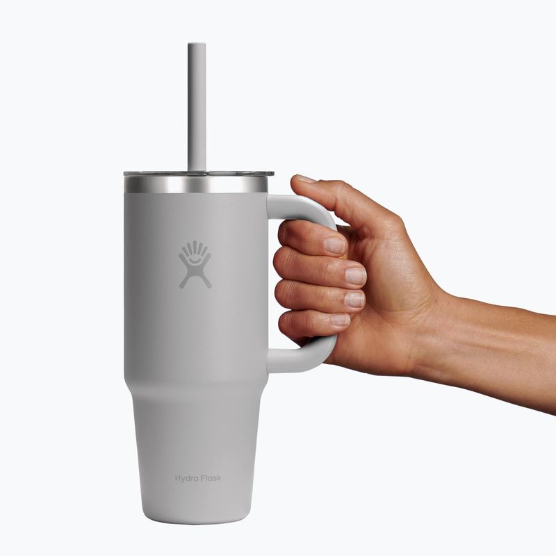 Bögre Hydro Flask Travel Tumbler Clear Lid 710 ml birch 5