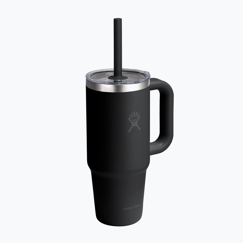 Bögre Hydro Flask Travel Tumbler Clear Lid 710 ml black 2