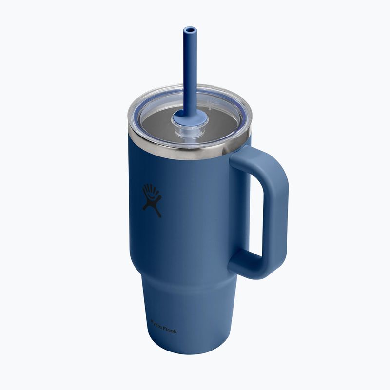 Utazó bögre Hydro Flask Travel Tumbler Clear LID 945 ml harbor blue 3