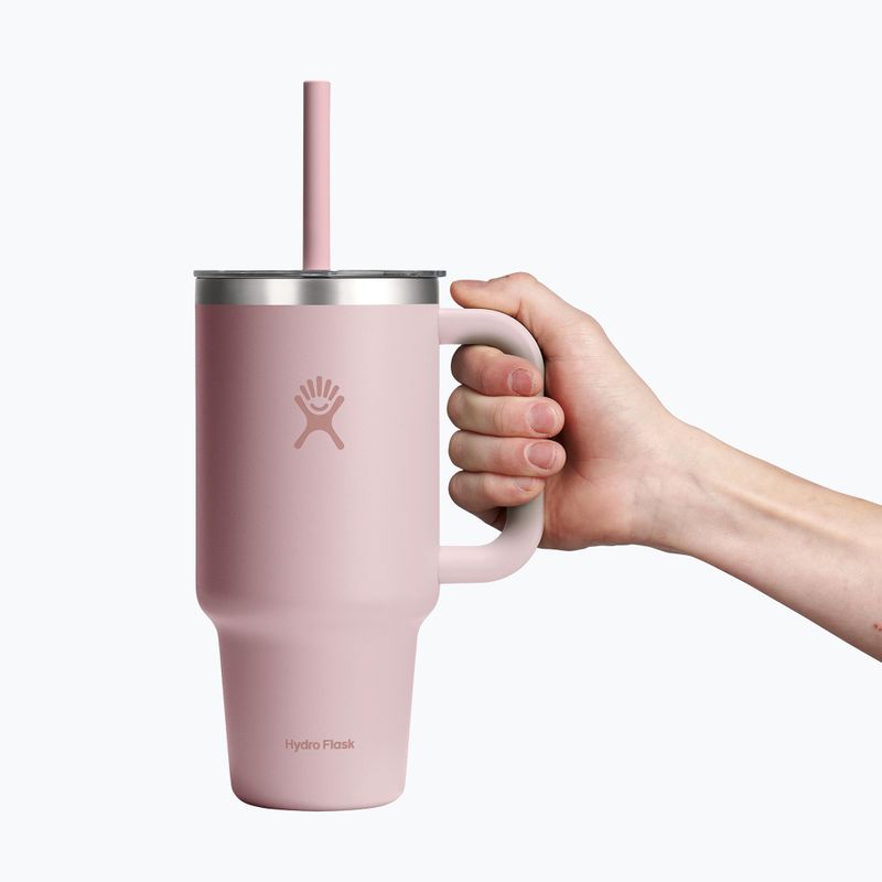 Utazó bögre Hydro Flask Travel Tumbler Clear LID 945 ml trillium 5