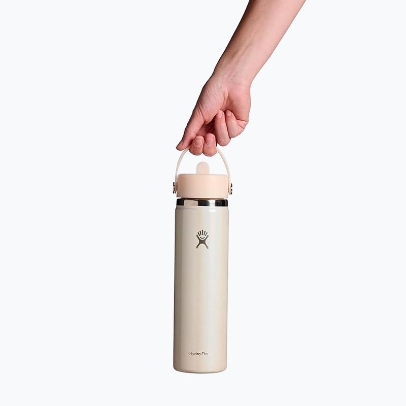 Termosz Hydro Flask Wide Mouth with Flex Straw Cap 710 ml glimmer cream 3
