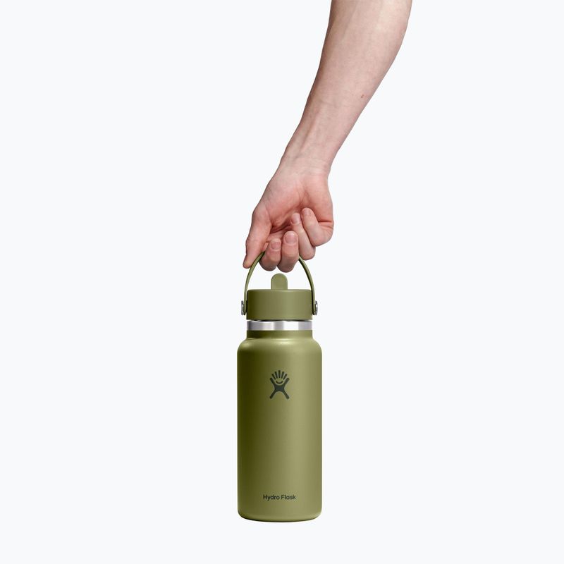 Termosz palack Hydro Flask Wide Flex Straw 946 ml palmer green 3