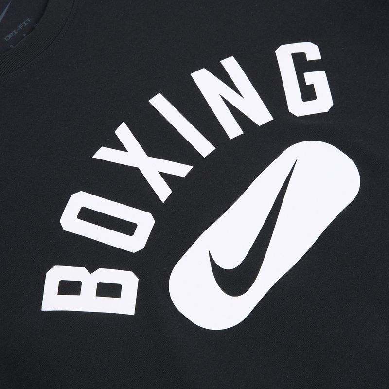 Férfi edzőpóló Nike Boxing Disc DFC black/white 3