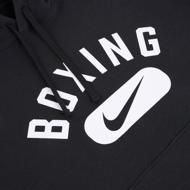 Férfi pulóver Nike Boxing Disc Club Hoodie black/white 3