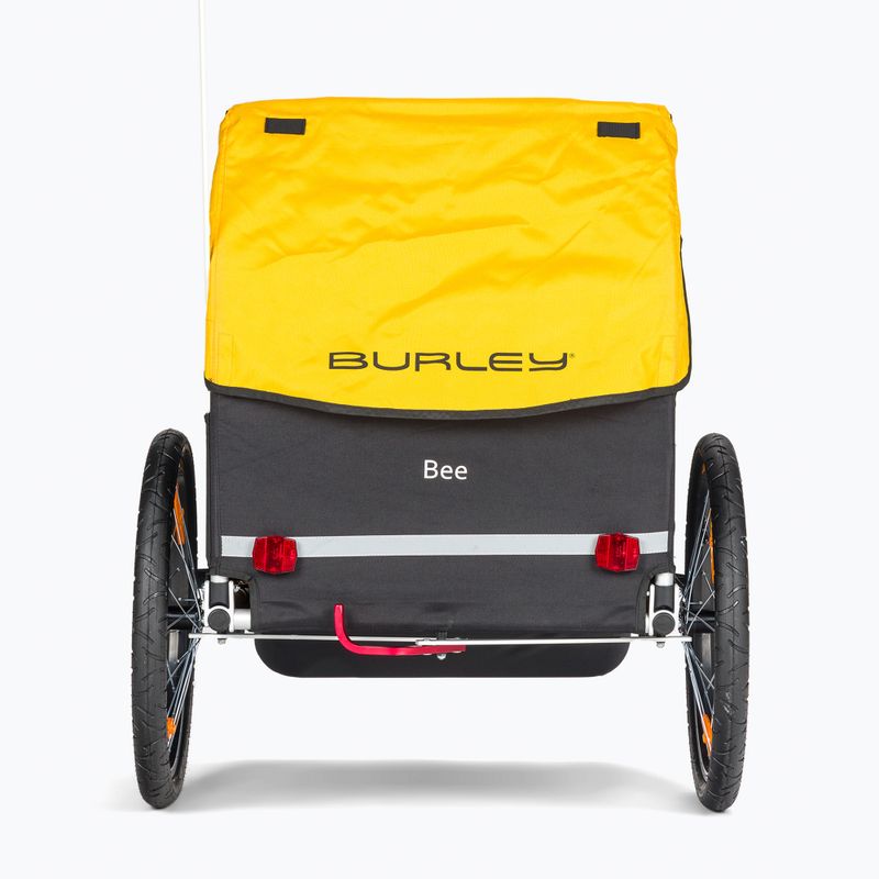 Burley Bee dupla kerékpár utánfutó sárga BU-946206 3