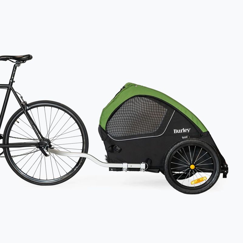 Burley Tail Wagon fekete/zöld kutya kerékpár utánfutó 4