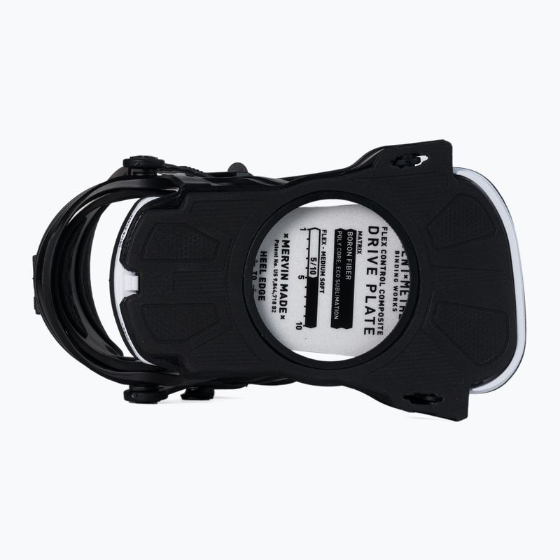 Snowboard kötések hajlított fém kötés fekete 21BN001 3