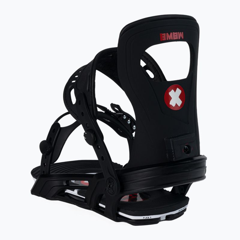 Snowboard kötések hajlított fém kötés fekete 21BN001 4