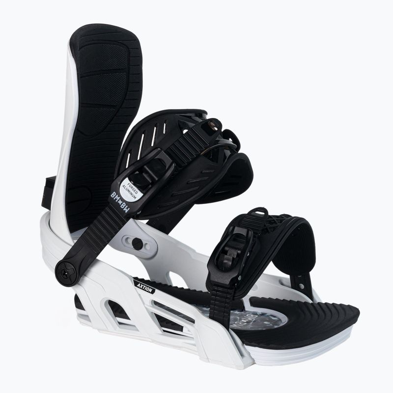 Snowboard kötések Bent Metal Axtion fehér 21BN002