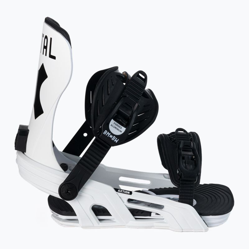Snowboard kötések Bent Metal Axtion fehér 21BN002 2