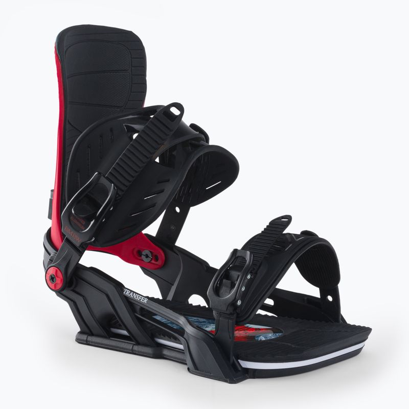 Ben Metal Transfer snowboard kötés fekete-piros 22BN007-BKRED
