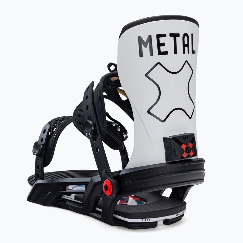 Snowboard kötés Bent Metal Axtion fekete/fehér 22BN004-BKWHT 4