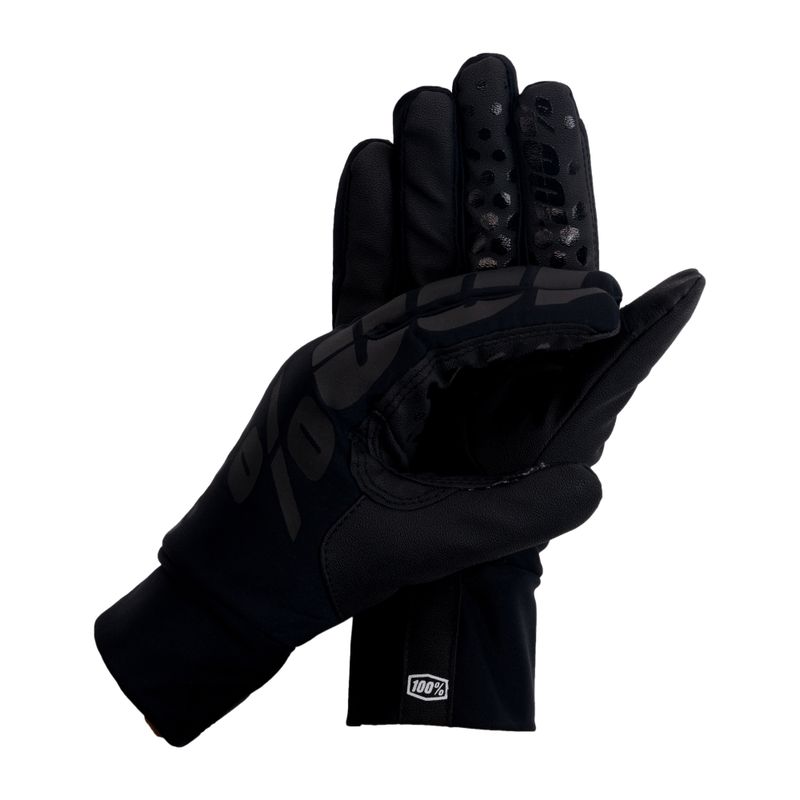 Kerékpáros kesztyű 100% Hydromatic Brisker fekete STO-10010-001-10