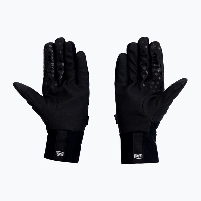 Kerékpáros kesztyű 100% Hydromatic Brisker fekete STO-10010-001-10 2
