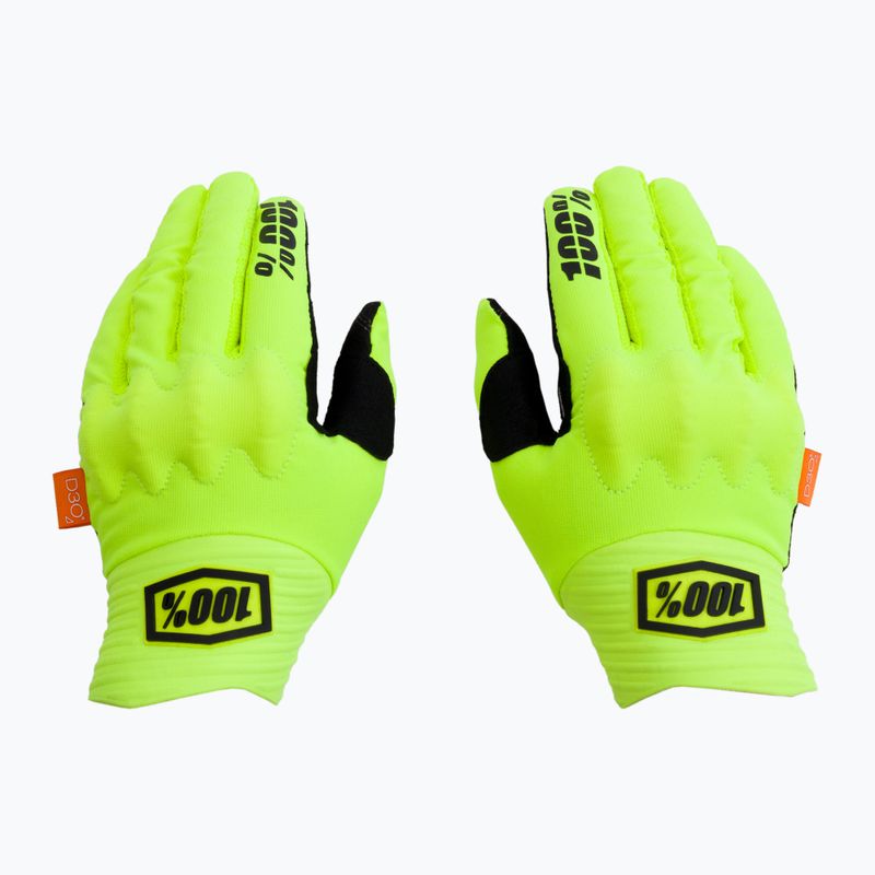 Kerékpáros kesztyű 100% Cognito sárga STO-10013-014-10 3